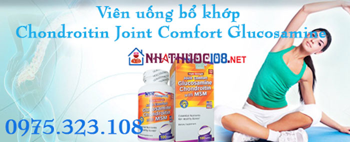 Viên uống bổ khớp Chondroitin Joint Comfort Glucosamine